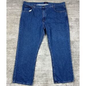 Saddlebred‎ Jeans Mens 44X30 Blue Denim Classic Fit Straight Big & Tall
